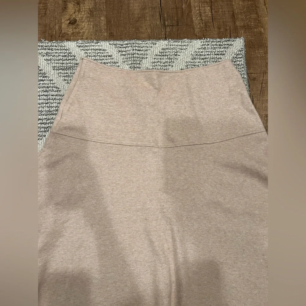 OGL‎ Flare Midi  Oatmeal Color Careerwear Skirt